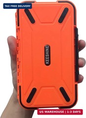 SMALL Fishing Tackle Box, Floating Storage Box, Double-Sided Fishing Lure Box wi