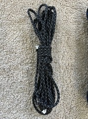 LOT OF 6 BLACK 550 7 Strand Paracord WHITE GRAY BLUE RED + BURGUNDY MADE IN USA