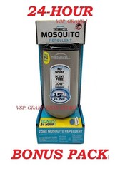 LOT THERMACELL PATIO SHIELD MOSQUITO REPELLENT 15ft COVERAGE SCENT & DEET FREE
