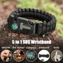 11 in 1 Survival Kit Emergency Kit, Gifts for Men Teenagers Dad Husband Camping