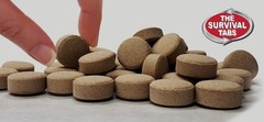Emergency Food Supply – Survival Tabs 2-Day Ration, Gluten Free, Chocolate