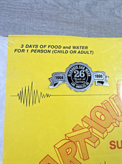 1990 Earthquakes Tornadoes & Hurricanes Survival Kit Harvey Enterprises Co. 1001