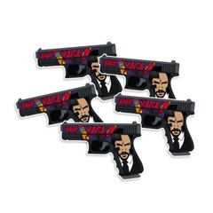 Wick Themed Striker Fire Gun Sticker