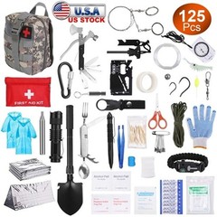 125 in 1 Survival Kits, Gifts for Men, Professional Survival Gear Equipment Tool