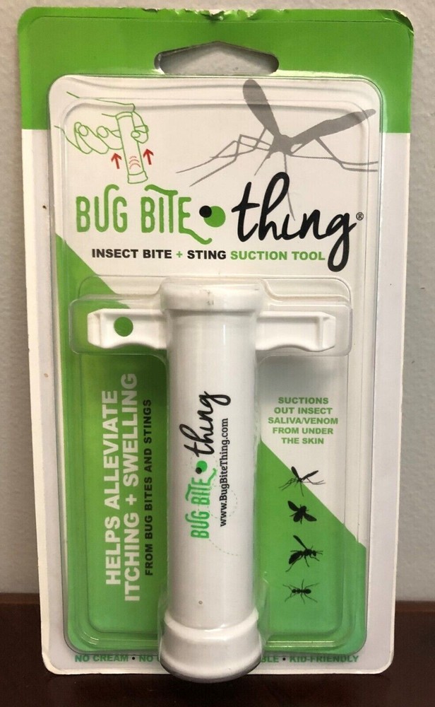 BUG BITE THING Insect Bite/Sting Suction Tool – get out saliva/venom under skin