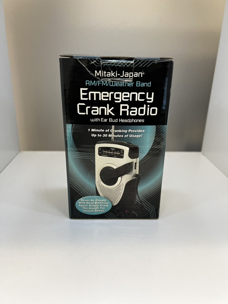 Mitaki-Japan AM/FM/Weather Band Emergency Crank Radio *READ DESCRIPTION*