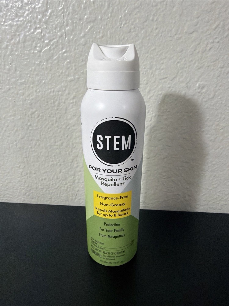 STEM MOSQUITO & TICK REPELLENT BUG SPRAY Fragrance-Free Non-Greasy