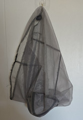 Mosquito Mesh Child’s Suit w/Detachable Head Covering Size 3 Cuffs Zipper USA