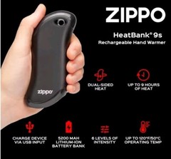 NFL Dallas Cowboys: HeatBank® 9s Rechargeable Hand Warmer Black 9 Hours of Heat