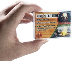 Waterproof & Odorless Fire Starters – 24 Pack for Effortless Indoor/Outdoor Use