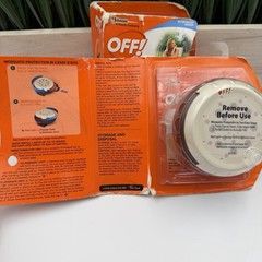 (2) OFF! Clip-On Mosquito Repellent Fan Unit with 1 Refill, 12 Hours Protection
