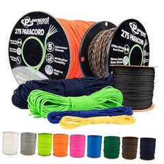 275lb Paracord – 3/32 Inch (2.38 mm) Nylon Crafting Cord 10 ft Midnight Blue