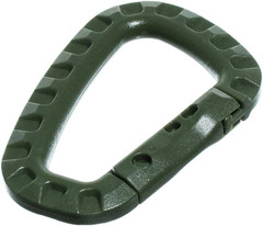 Paracord Planet Tactical Carabiner Keychain 6 Pack – Durable Plastic Carabiners