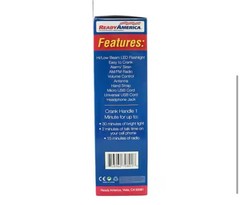 Ready America Emergency Power Station Flashlight | Radio | Siren | Phone Charger
