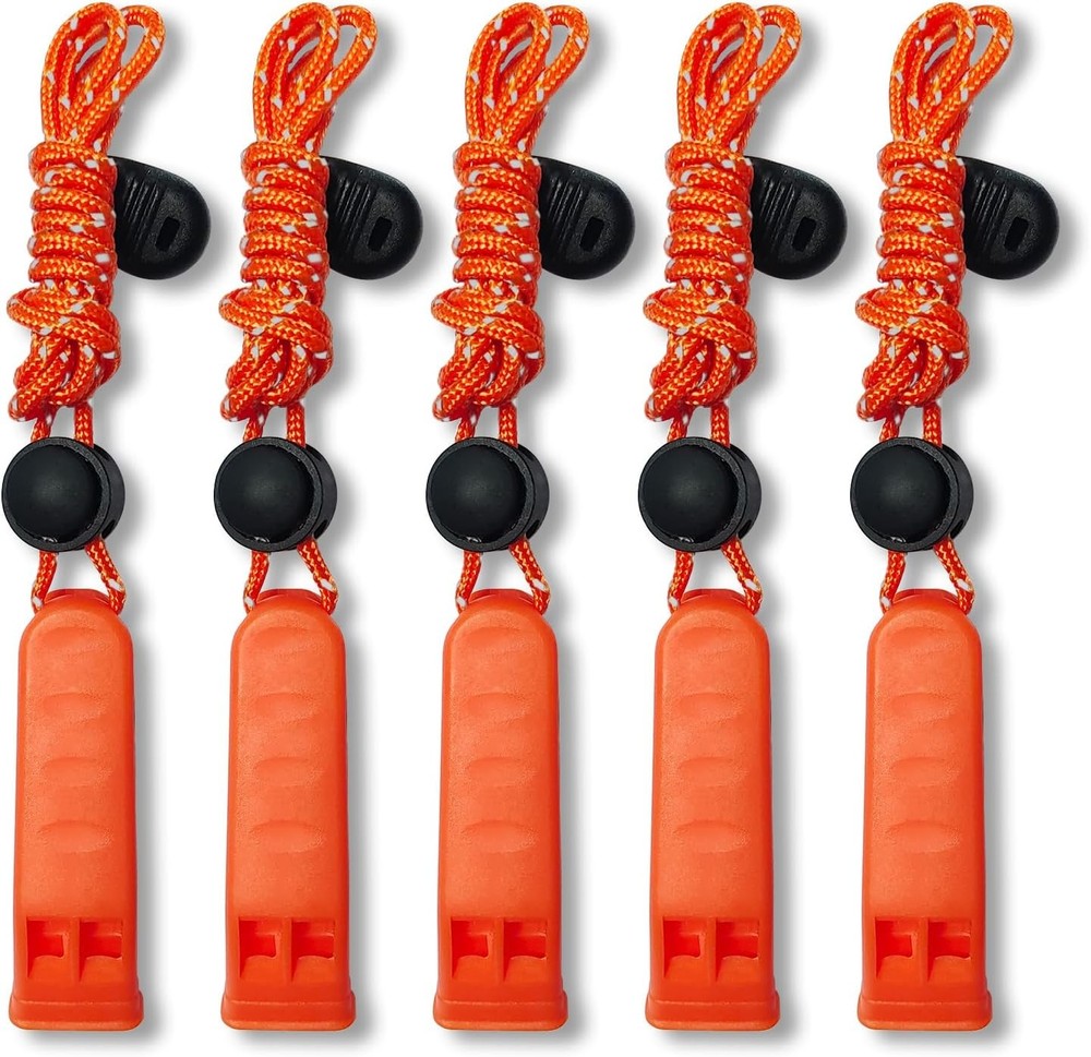 Emergency Whistle, 120db Safety Whistle Survival Shrill Loud for Camping Hiking