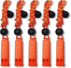 Emergency Whistle, 120db Safety Whistle Survival Shrill Loud for Camping Hiking