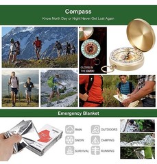 28 In 1 Survival Gear Kit Equipment Outdoors Camping Hiking Supplies Men Dad