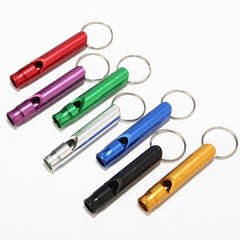 Safety Whistle Aluminum Alloys Construction Emergencies Tool Carabiner Clip