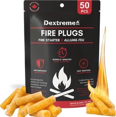 Fire Plugs Waterproof Fire Starter for Campfires Emergencies Survival Fire Pits