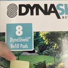 DynaShield Refill Mosquito Repellent Pads (8) Per Box New