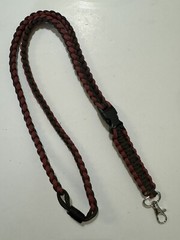 Heavy Duty Braided 550 Paracord 21” Neck Lanyard Keychain Men Women Outdoor/Work