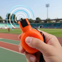 8 Pieces Hand Whistle with Lanyard Loud Press Hand Whistle Manual for Coaches