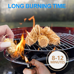 72 Pieces Fire Starter for Fireplace, Waterproof – Natural Fire Starters