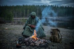 Helikon Tex Swagman Roll Basic Outdoor Bushcraft Poncho Camping Woobie Black