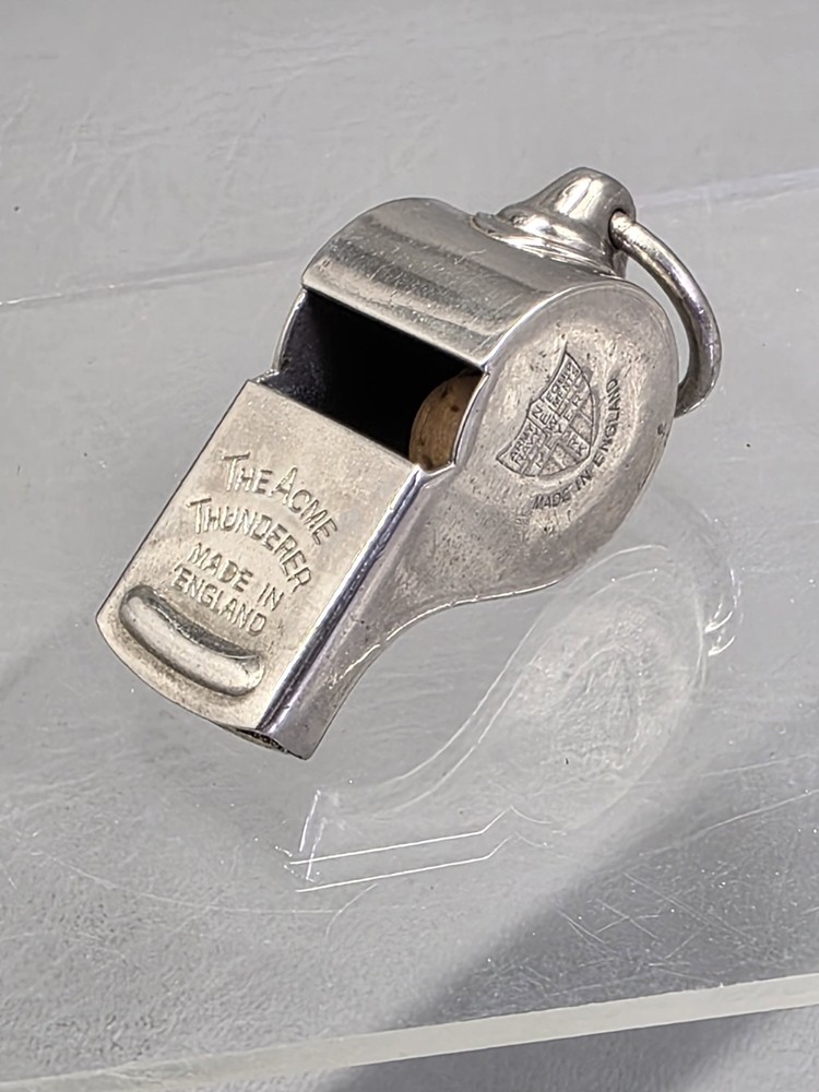 The Acme Thunderer Whistle Cork Ball Made in England
