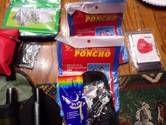 NEW SURVIVAL GEAR BAG over 245 pc w FIRST AID BAG Axe Shovel emg Blanket & MORE!
