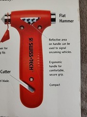 SWISS TECH EMERGENCY HAMMER Automobile Emergency Tool New