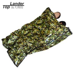 Double Sleeping Bag Survival Emergency Hiking Climbing Travel Camouflage Sleep