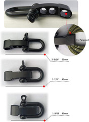 7 Packs Metal Buckles for Survival Paracord Bracelets, Adjustable Stylish Alloy