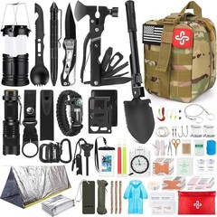 250 in 1 Survival Kit First Aid Tools Hunting Camping Emergency Outdoor Gear New