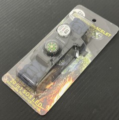 Paracord Survival Bracelet 20in1 Gear Kit Multi-Tool SOS Fire Starter..Navy Blue