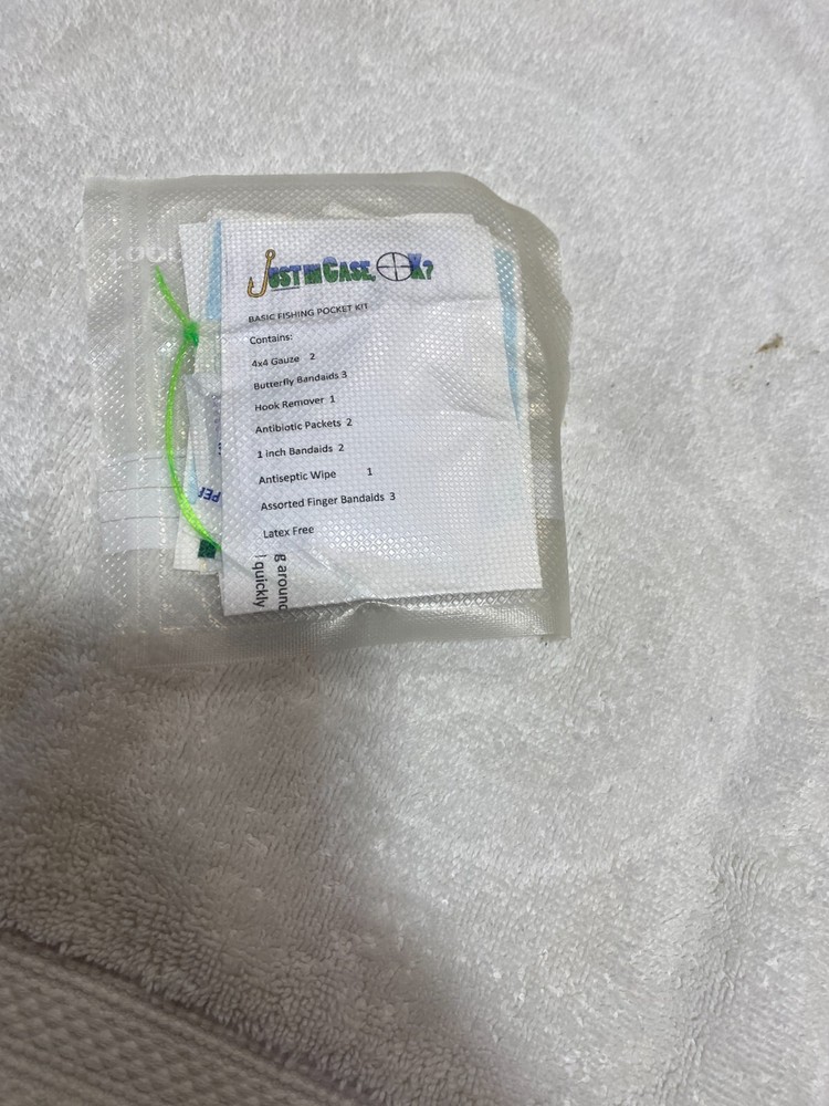 BASIC FISHING POCKET FIRST AID KIT WATERPROOF SEALED