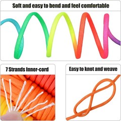 Paracord, 550 Paracord Combo Kit with Instruction Book – 36 Colors Multifunct…
