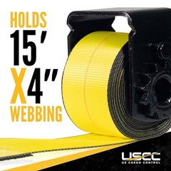 Low Profile Sliding Winch for Flatbed Trailer (5-Pack), 4 Inch Tie-Down Winch