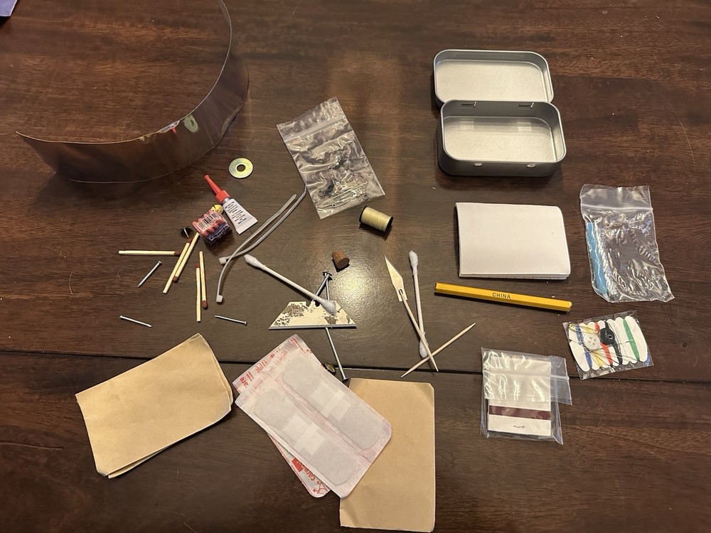 Pocket Survival Tin. Hand Made With Real Hands!!! Jam Packed And Custom!!!!