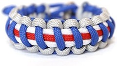 tru550 New York Giants Football ParaCord Men’s Bracelet Survival Jewelry NWT