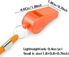 Compact Super Loud Whistle with Braided Lanyard – Perfect for Water Sports