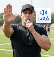 25 Pcs Multicolor Plastic Whistles with Lanyard for Outdoor Coach Training