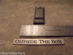 Emergency/Survival: Flat 3-Bellow Whistle, OD Green, Plastic – Loud/Deep Sound