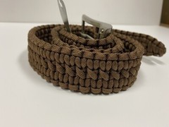 Stone River 550 lb Paracord Survival Belt Size Small 28-32 Waist Coyote SRG1SBSO
