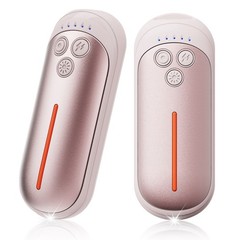 Gift Pocket Rechargeable Hand Warmers Pink 5 Heating LED/SOS/Strobe In/Outdoor-2