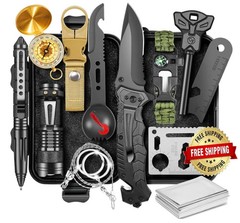 Kit De Supervivencia 14 En 1, Equipo Y Equipo De Supervivencia Potente NUEVO US