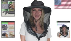 UPF 50+ Mosquito Head Net Hat – Versatile Protection for Gardeners & Adventurers