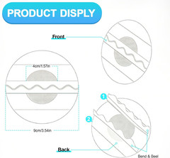 Libre 2 Sensor Covers Waterproof 55 Pack,Transparent Waterproof Adhesive Patch,