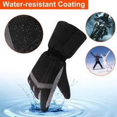 GEMSTONEGO Heated Gloves for Men Women – Electric Hand Warmers Large, Black