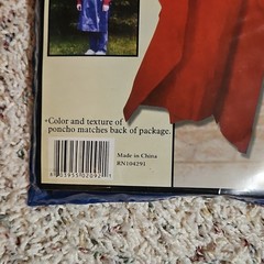 Old Mill Rain Poncho Blue 100% Waterproof Durable Seams 52″ x 80″ RN104291